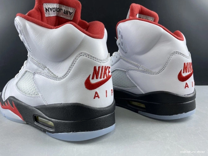 Rep Silver DA1911-102 Retro (2020) Tongue Jordan Red Fire 5 Air 0726